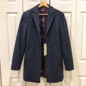 NWT Next Tailoring Wool Blend Men’s Overcoat XS